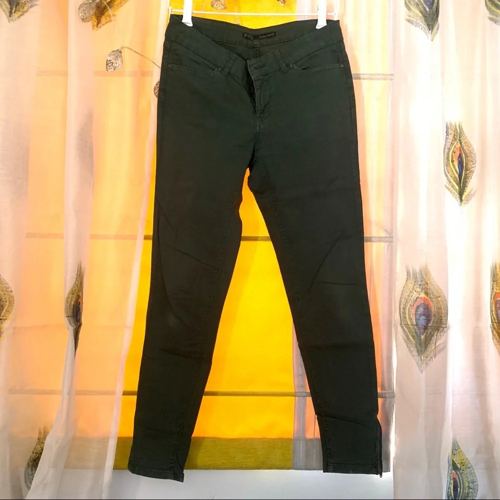 ZARA Military-Green Denims - Picture 6 of 15